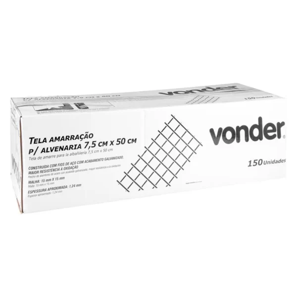 TELA AMARRAÇÃO 7,5CM X 50CM - VONDER
