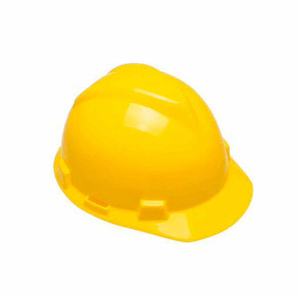 CAPACETE V-GARD ABA FRONTAL AMARELO - MSA