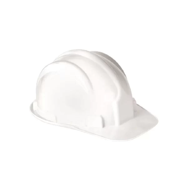 CAPACETE ABA FRONTAL COM CARNEIRA BRANCO - PLASTCOR
