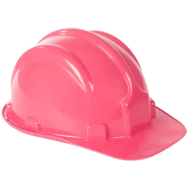 CAPACETE ABA FRONTAL COM CARNEIRA ROSA - PLASTCOR