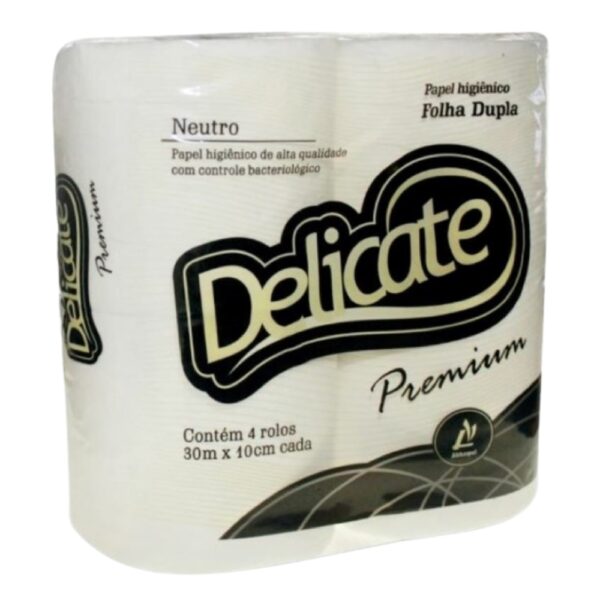 PAPEL HIGIÊNICO DELICATE PREMIUM - FARDO COM 64 ROLOS