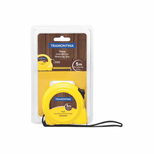TRENA COM FITA DE AÇO 5M - TRAMONTINA