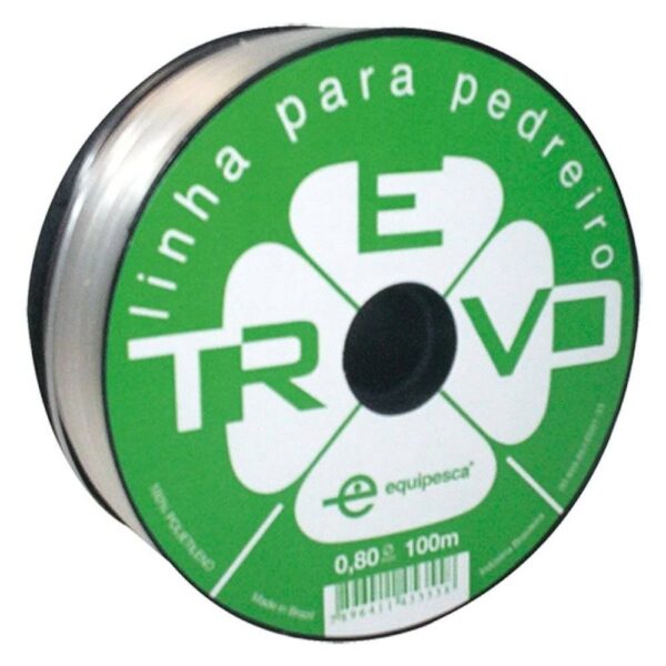 LINHA NYLON PEDREIRO 0,80MM X 100M - TREVO