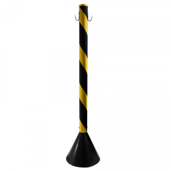 PEDESTAL PARA SINALIZAÇÃO AMARELO E PRETO - PLASTCOR