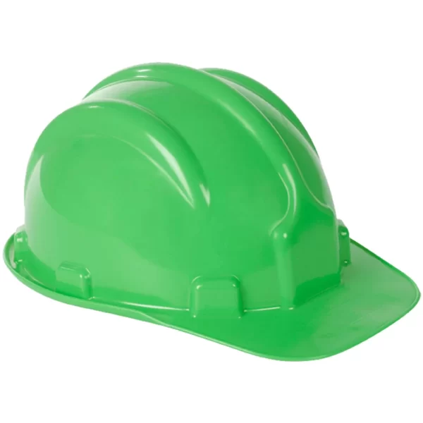 CAPACETE ABA FRONTAL COM CARNEIRA VERDE - PLASTCOR
