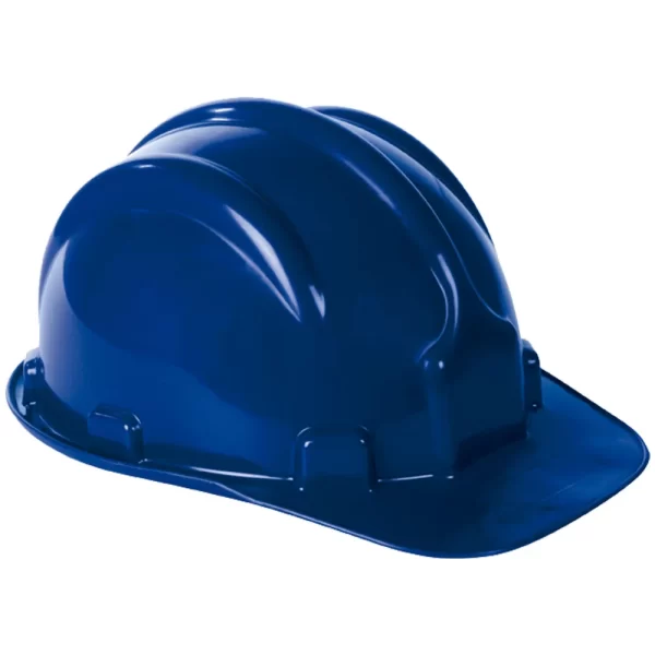 CAPACETE ABA FRONTAL COM CARNEIRA AZUL - PLASTCOR