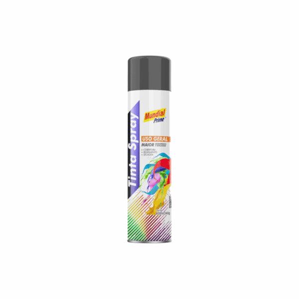 TINTA SPRAY GRAFITE 400ML - MUNDIAL PRIME