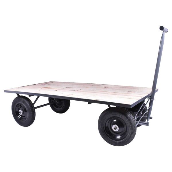CARRINHO PLATAFORMA DE MADEIRA - CASA NOVA