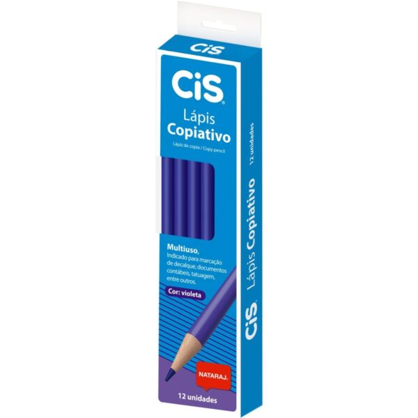 CAIXA LÁPIS COPIATIVO COM 12 UNIDADES - CIS
